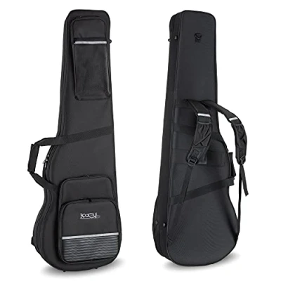 Abbildung von ROCKTILE Leichtkoffer für E Bass (Lightcase Bass, reiß und wasserfestes Außengewebe, hochwertige Thermopolsterung, Innenmaße maximal (LxBxT): 120 x 35 7,5 cm)