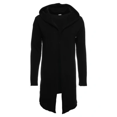 Abbildung von Urban Classics LONG Hooded OPEN EDGE Sweatjacke, Herren, Größe: Small, Black