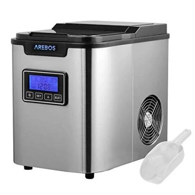 Abbildung von Arebos Eiswürfelmaschine Ice Cube Maker, 12 kg / 24 h, 10 15 Minuten Produktionszeit