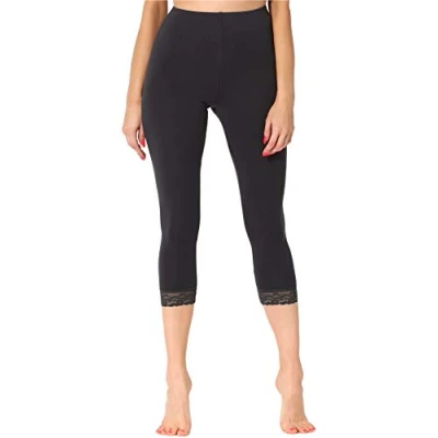 Abbildung von Merry Style Leggings Damen 3/4 Capri Hose MS10 290 (1 tlg) elastischer Bund