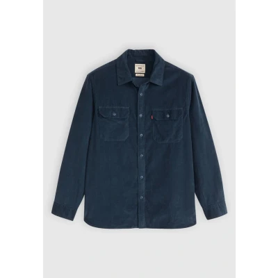 Abbildung von Levi&#039;s Jackson Worker Cord Überhemd Herren Blau /