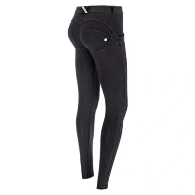 Abbildung von Freddy PUSH UP WR Super Organico Jeggings, Damen, Größe: XL, Denim nero