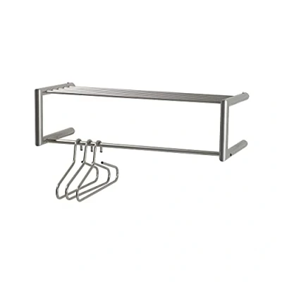 Abbildung von Spinder Design Garderobenleiste &quot;SMOOTH&quot;, Metall, Schlichtes Design, Breite 80 cm