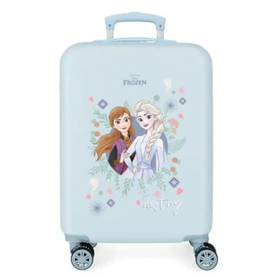 Abbildung von Disney Frozen Own your destiny Kabinenkoffer Blau 38 x 55 20 cm Steifes ABS Seitenkombinationsschloss 32 L 2 kg 4 Doppelräder Handgepäck