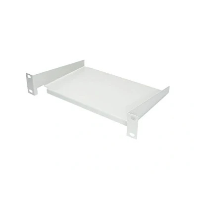 Abbildung von 10&quot; Fachboden, Befestigung Vorne, Einbautiefe 160 mm, lichtgrau (RAL7035)