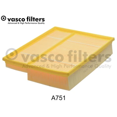 Abbildung von DAVID VASCO A751 Luftfilter 58 294 229 rechteckig Filtereinsatz MERCEDES BENZ: CLK Coupe, C Klasse Limousine, T modell
