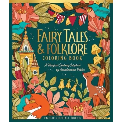 Abbildung von Fairy Tales &amp; Folklore Coloring Book: A Magical Journey Inspired by Scandinavian Fables