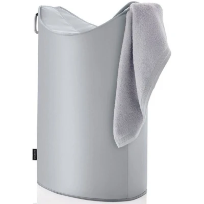Abbildung von blomus Wäschetruhe Wäschesammler FRISCO silber (LBH 42x33x66.50 cm) LBH