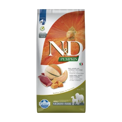 Abbildung von N&amp;D Pumpkin Hundefutter Ente medium/maxi 12 kg