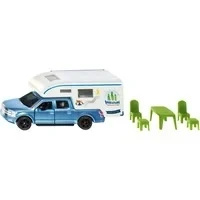 Abbildung von Siku Pickup Camper Spielzeugauto für Kinder, Größe: One Size, Blau