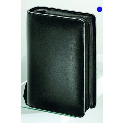 Abbildung von BIND Ringbuchkalender 1 Systemplaner Leder Manager Planer A6 ohne Kalender schwarz
