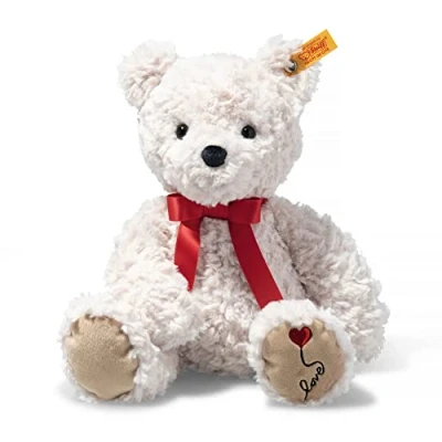 Abbildung von Steiff Kuscheltier Teddybär Jimmy love mit Herz 30 cm Plüschteddybär