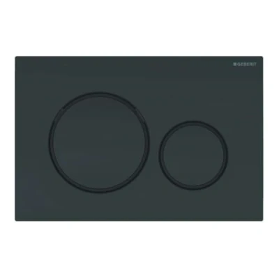 Abbildung von Geberit Sigma20 betjen flush plade 246x164x12mm dybsort RAL 95