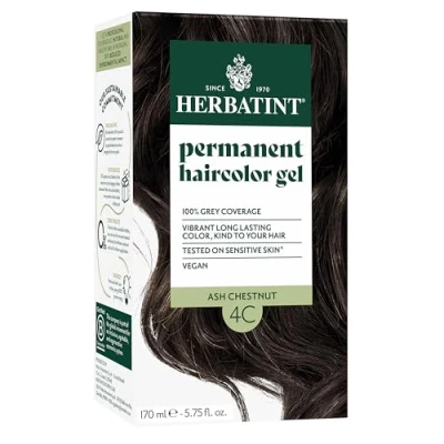Abbildung von Herbatint 4C Ash Chestnut Permanent Herbal Hair Colour Gel 135ml
