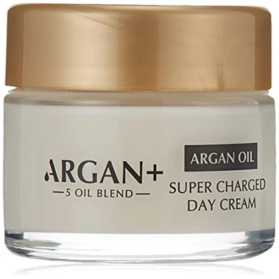 Abbildung von ARGAN Supercharged Tagescreme, pflegende marokkanische Arganöl, vegane Hautcreme, 50 ml
