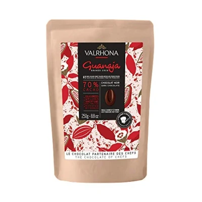 Abbildung von VALRHONA Dunkle Schokolade Noir Guanaja Drops 70% 250g