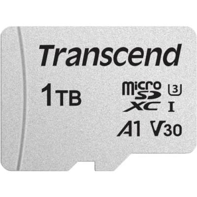 Abbildung von Transcend 1TB microSD UHS I U3 A1 mit Adapter, FFP TS1TUSD300S AE