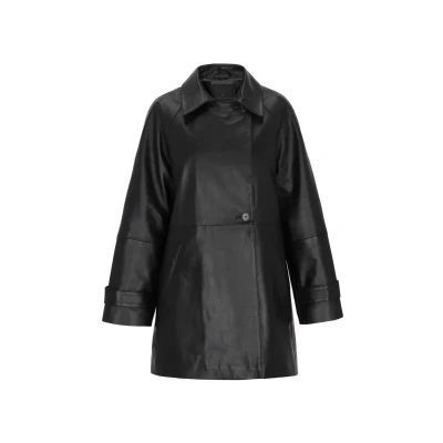 Abbildung von Dreimaster Kurzmantel, Damen, Größe: 34, Black
