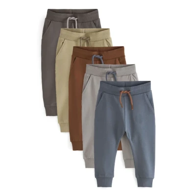 Abbildung von Next 5 PACK Joggers 3MTHS7YRS Stoffhose für Kinder, Größe: 68, Khaki tan