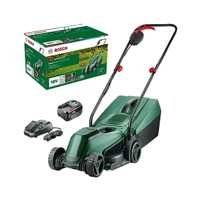 Abbildung von BOSCH Akkurasenmäher Akku Rasenmäher EasyMower 18V 32 150, 18Volt
