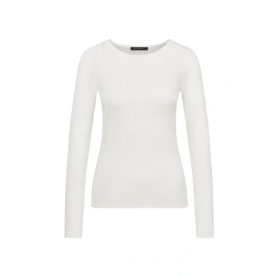 Abbildung von bugatti Langarmshirt, Damen, Größe: XL, Ecru