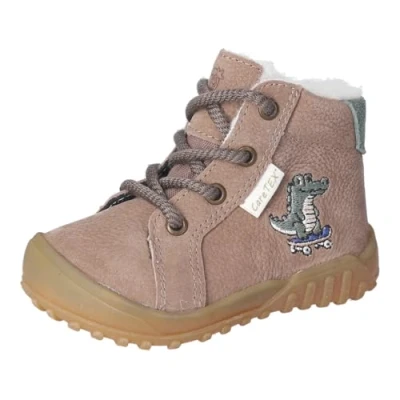 Abbildung von PEPINO by RICOSTA Lauflernschuh &quot;Dusty WMS: weit&quot;, Babystiefel, Winterschuh, Schnürstiefel mit wärmender Schurwolle