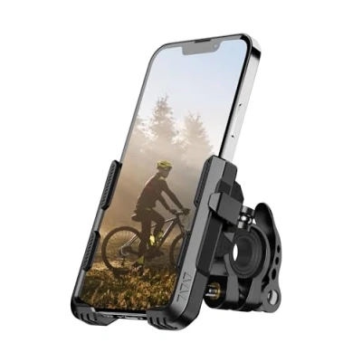Abbildung von Eowihor Handyhalterung Fahrrad, Universal Handyhalter Motorrad mit 360 Drehbar Handy Fahrradhalterung für 4,0 7,0 Zoll Smartphone