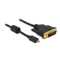 Abbildung von Delock Kabel Micro HDMI D Stecker &gt; DVI 24+1 2 m