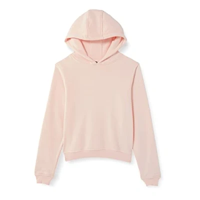 Abbildung von Build Your Brand Girls BY113 Cropped Sweat Hoody Hooded Sweatshirt, pink, 158/164