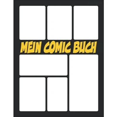 Abbildung von Comic Selber Machen 100 Vorlagen für kreiere deinen eigenen comic: Zeichnen Blanko Buch Geschenk Fan, Erwachsene &amp; Kinder