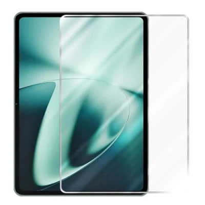 Abbildung von Cadorabo Panzer Schutz Glas für OnePlus Pad Schutzfolie in Ultra Klar Hüllen freundlich Gehärtetes (Tempered) Dipslayschutz Folie 9H Härte Anti Kratzer