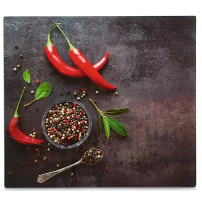 Abbildung von Zeller Present Schneide und Abdeckplatte &quot;Chilli&quot;, Silikonfüßen