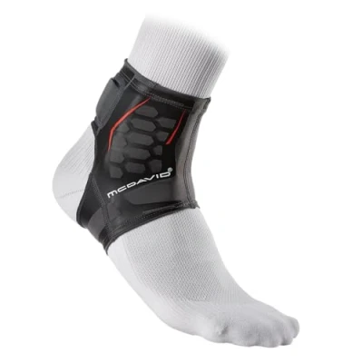 Abbildung von McDavid Unisex Erwachsene Therapie Achilles Knöchelbandage, Schwarz, S