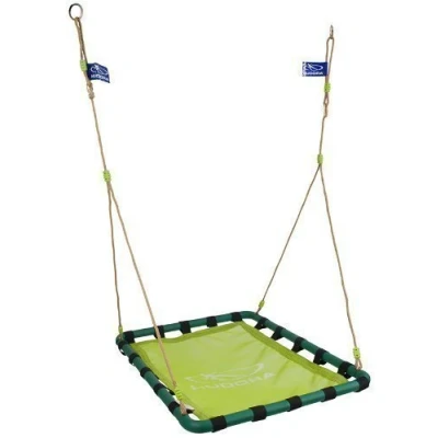 Abbildung von Hudora 72158 Nestschaukel Square 120 hellgruen/dunkelgruen Gartenschaukel