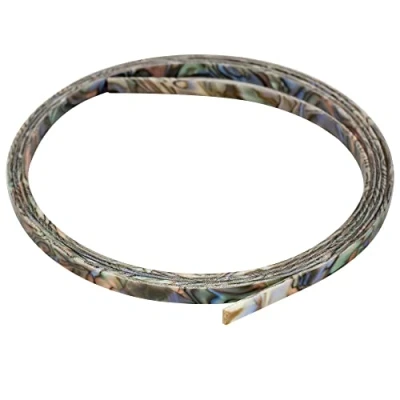 Abbildung von Musiclily Kunststoff Gitarrenbindung Binding 1650 x 6 1,5 mm, Abalone Shell