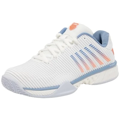Abbildung von K SWISS Hypert Express Multicourt Tennisschuh, Herren, Größe: 43, Lucent white infinitly scarlet ibis Schuhe
