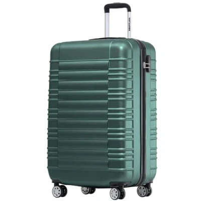 Abbildung von TRVLMORE Koffer &amp; Trolleys Handgepäck Reisekoffer Mit Rollen Trolley 55x40x20, Hartschalenkoffer Klein, 55x40x20 Leicht, Handgepäck, Luggage, Grün