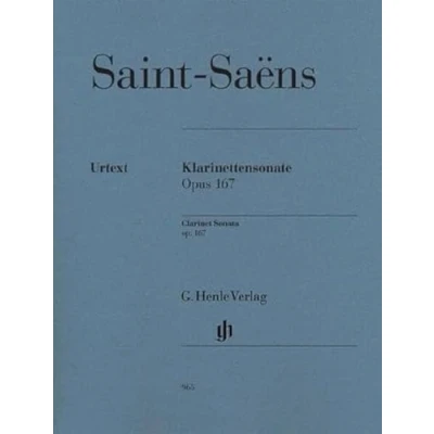 Abbildung von Sonate für Klarinette und Klavier op. 167: Besetzung: (G. Henle Urtext Ausgabe)