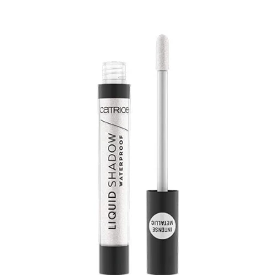 Abbildung von Catrice Liquid Shadow Waterproof, Eyeshadow, Lidschatten, Nr. 060 Spiritual Seeker, weiss, metallisch, farbintensiv, intensiv, schimmernd, strahlend, vegan, wasserfest, Nanopartikel frei (5,5ml)