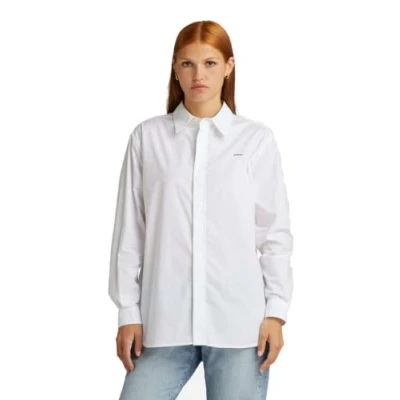Abbildung von G STAR RAW Damen Boyfriend Hemd, Weiß (white D24444 4481 110), M