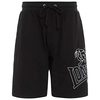 Abbildung von Lonsdale Normale Passform Chilley Jogginghose, Herren, Größe: 3XL, Black