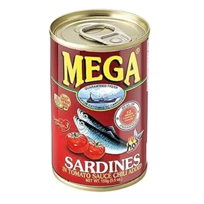 Abbildung von Mega Sardinellen in Tomatensauce mit Chili (scharf) 155 g