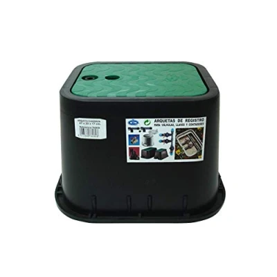 Abbildung von S&amp;M 760808 Vergrabene Bewässerungsbox, 2 Ausgänge, Schwarz/Grün