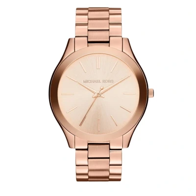 Abbildung von Michael Kors MK3197 Runway Uhr Damenuhr Edelstahl 50m Analog rosé