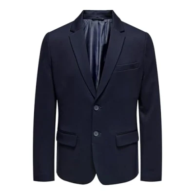 Abbildung von Only &amp; Sons Onsmark NOOS Sakko, Herren, Größe: XXL, Night sky