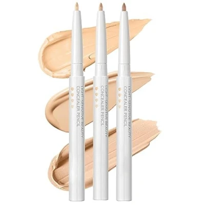 Abbildung von Multifunktionaler Concealer Stift, Lippen Blemish lichtempfindlicher Beauty Augen Stift für dunkle Augenringe, feuchtigkeitsspendender Gesichts Konturenstift