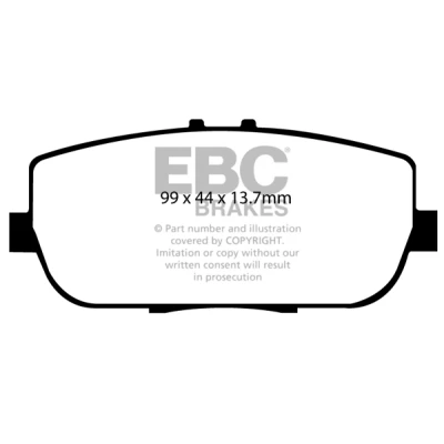 Abbildung von Bremsbelagsatz, Scheibenbremse EBC Brakes DP41775R