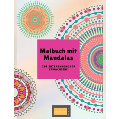 Abbildung von Malbuch mit Mandalas: zur Entspannung für Erwachsene