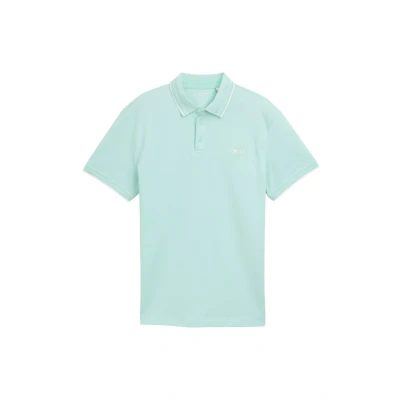 Abbildung von TOM TAILOR Basic T Shirt aus Baumwolle, Grey Mint, L
