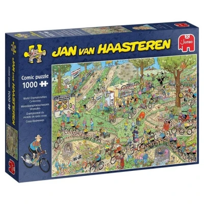 Abbildung von Jumbo Spiele Puzzle 19174 Jan van Haasteren Cross Radrennen 1000 Teile Puzzle, Puzzleteile, Made in Europe